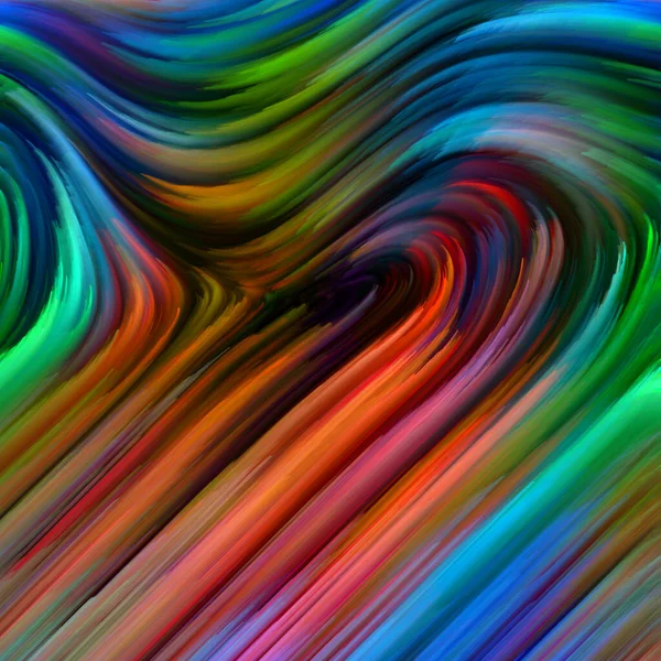 Серія Кольорових Вихорів Абстрактна Композиція Барвистого Руху Спектральних Волокон Придатних — стокове фото
