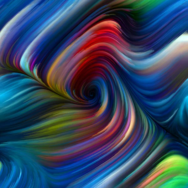 Color Swirl Series Visually Attractive Backdrop Made Colorful Motion Spectral — Stock Photo, Image