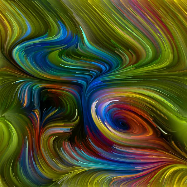 Kleur Swirl Serie Abstract Ontwerp Gemaakt Van Kleurrijke Beweging Van — Stockfoto