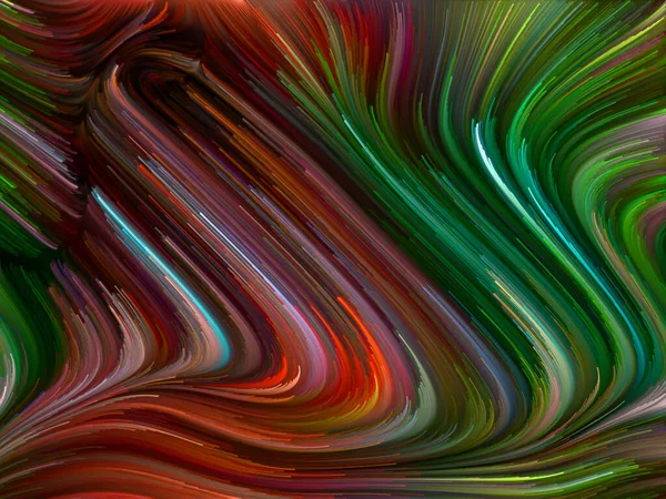 Série Color Wirl Složení Barevného Pohybu Spektrálních Vláken Jako Metafory — Stock fotografie