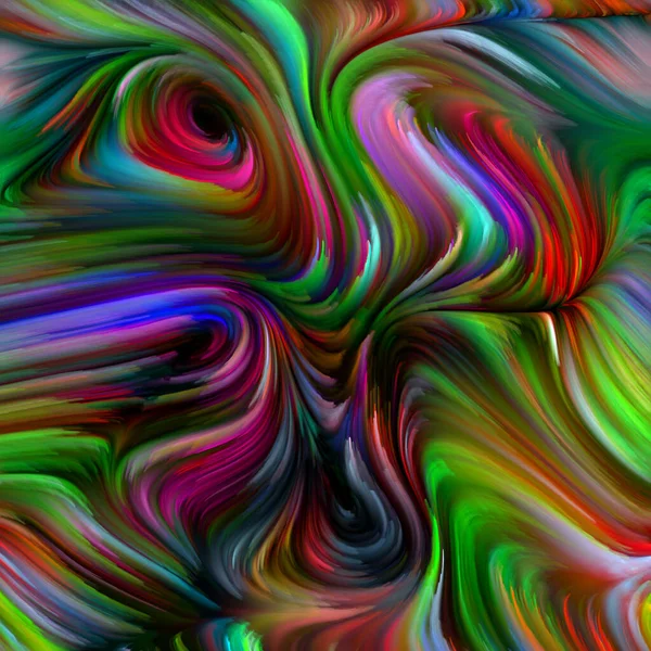 Kleur Swirl Serie Achtergrond Ontwerp Van Kleurrijke Beweging Van Spectrale — Stockfoto