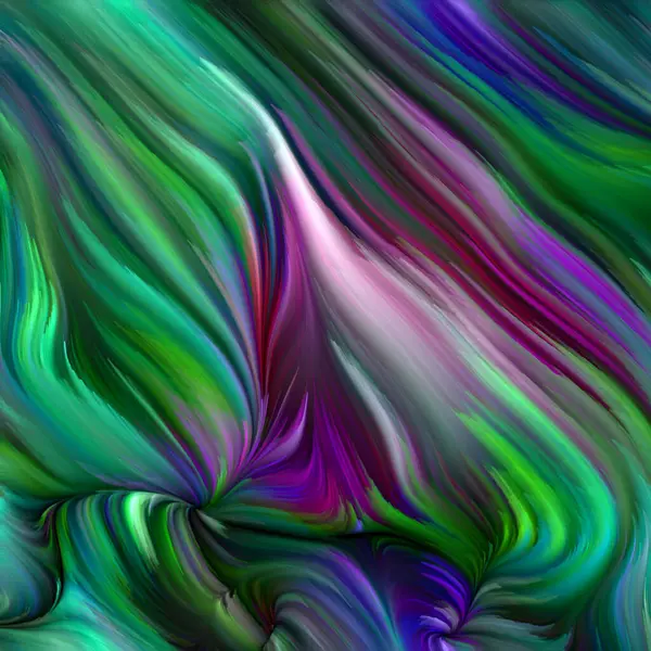 Kleur Swirl Serie Abstracte Ordening Van Kleurrijke Beweging Van Spectrale — Stockfoto