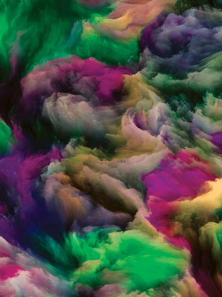 Σειρά Χρωμάτων Στροβιλισμού Αφηρημένη Σχεδίαση Από Πολύχρωμη Κίνηση Υγρού Χρώματος — Φωτογραφία Αρχείου