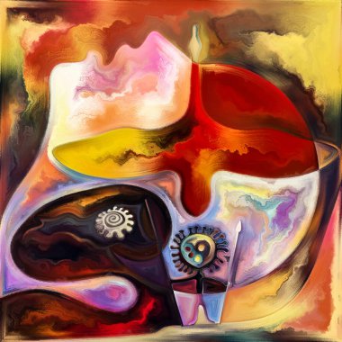 Virüs serisini girin. İnsan hayatı üzerindeki viral salgının mistik boyutlarının renkli bileşimi. Enfeksiyon, ölüm, ölüm, yaşam, şiir ve sanat üzerine tasarım.