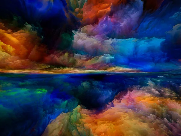 Tierra Luz Escapar Serie Reality Diseño Abstracto Hecho Surrealistas Colores —  Fotos de Stock