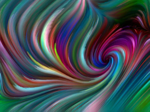 Seria Color Swirl Kreatywny Aranżacja Barwny Ruch Spektralny Włókno Dla — Zdjęcie stockowe