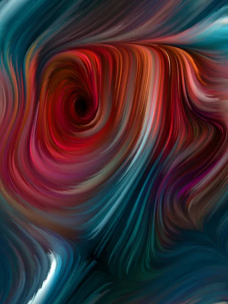 Серія Кольорових Вихорів Аранжування Барвистого Руху Спектральних Волокон Тему Життя — стокове фото