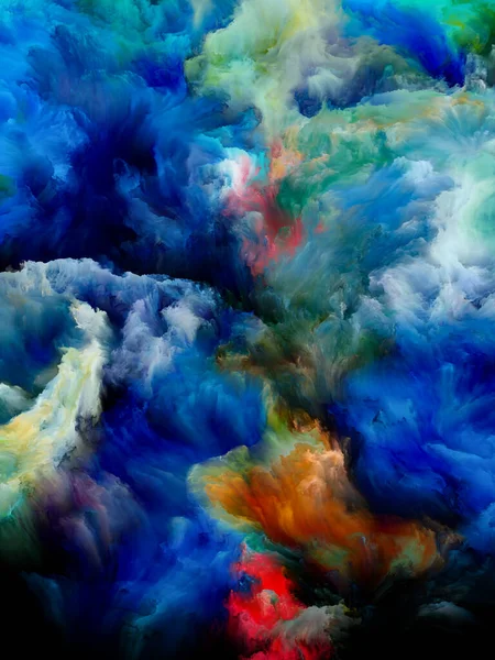Малювати Хмару Серія Кольорових Мрій Абстрактний Дизайн Зроблений Градієнтів Спектральних — стокове фото
