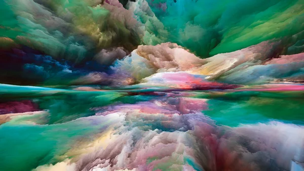 Montañas Espectrales Escapar Serie Reality Composición Colores Texturas Surrealistas Del —  Fotos de Stock