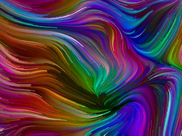 Color Swirl Series Backdrop Colorful Motion Spectral Fibers Projects Life — Stock Photo, Image