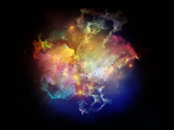 Нечеткая Вселенная Органический Ряд Чисел Фоновый Дизайн Искаженных Чисел Огней — стоковое фото