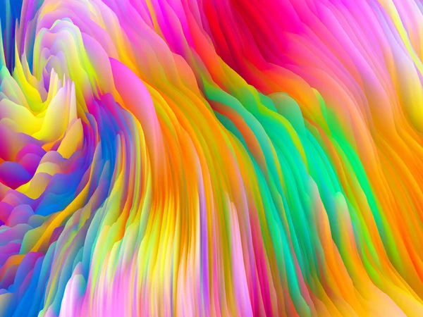 Serie Tormenta Color Representación Vibrantes Remolinos Espuma Virtual Para Servir — Foto de Stock