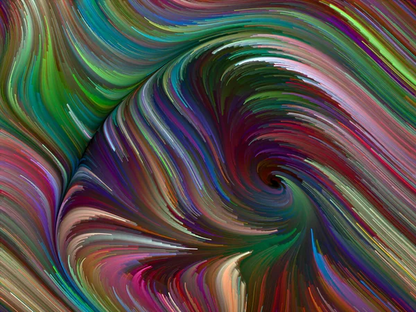 Color Swirl Serie Wechselspiel Bunter Bewegungen Spektraler Fasern Zusammenhang Mit — Stockfoto