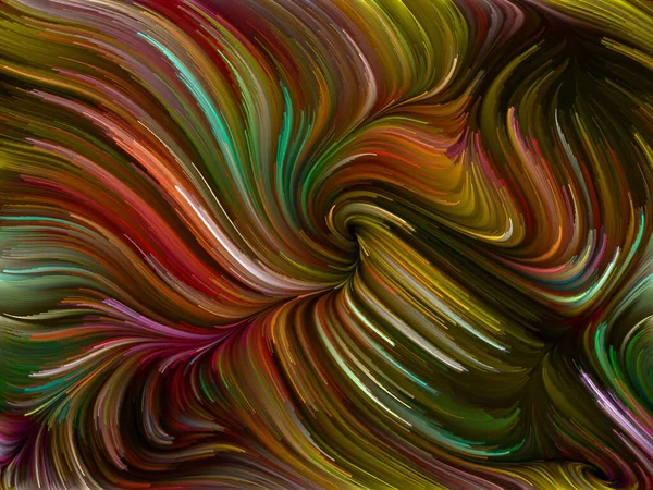 Color Swirl Serie Abstrakter Hintergrund Aus Bunten Bewegungen Spektraler Fasern — Stockfoto