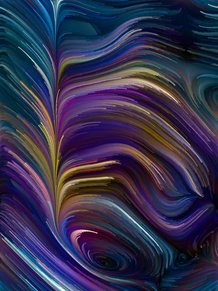 Color Swirl Serie Hintergrund Der Bunten Bewegung Spektraler Fasern Für — Stockfoto