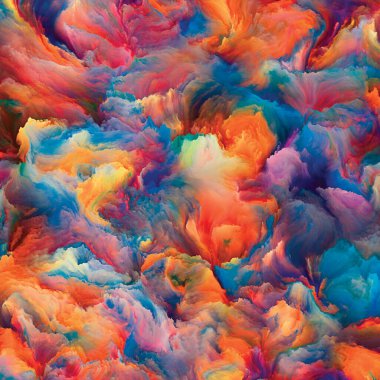 Organic Canvas series. Composition of  colorful, detailed textures for projects on creativity in life and art