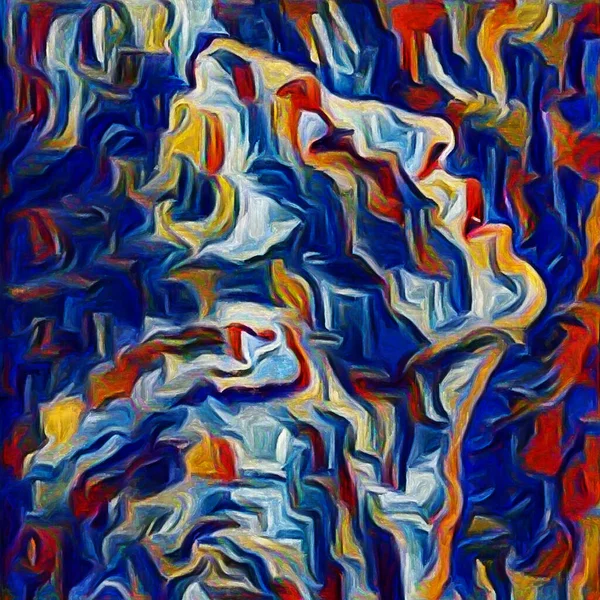 Innerlijke Visie Serie Ontwerp Samengesteld Uit Abstract Digitaal Schildersportret Als — Stockfoto