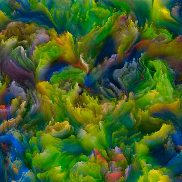 Série Toiles Organiques Agencement Textures Colorées Détaillées Sur Thème Créativité — Photo