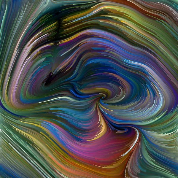 Série Color Swirl Fond Mouvement Coloré Des Fibres Spectrales Pour — Photo