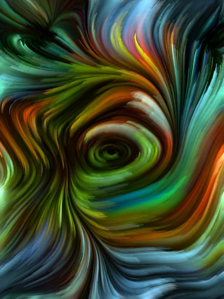 Seria Color Swirl Konstrukcja Tła Barwnego Ruchu Włókien Spektralnych Istotnych — Zdjęcie stockowe
