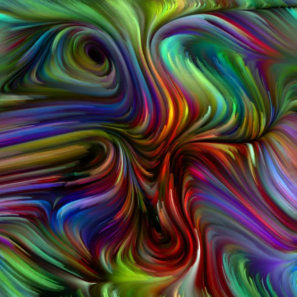 Kleur Swirl Serie Achtergrond Ontwerp Van Kleurrijke Beweging Van Spectrale — Stockfoto