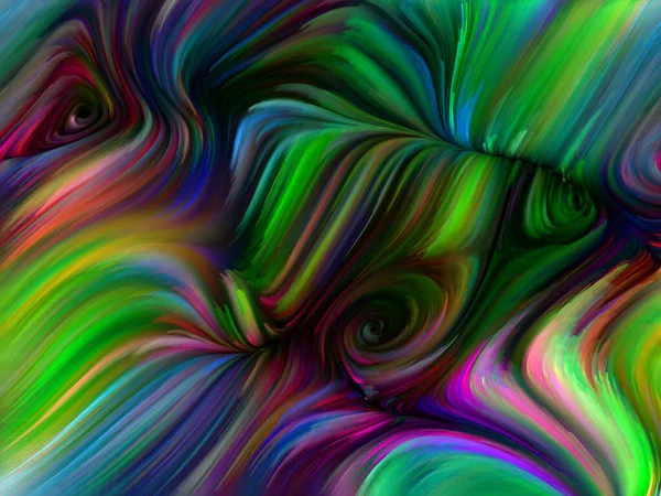 Color Swirl Series Backdrop Colorful Motion Spectral Fibers Complement Designs — Stock Photo, Image