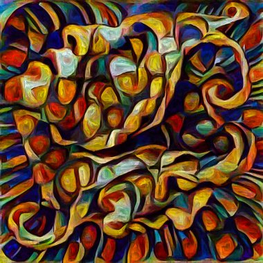 Çöpe atılmış yüzler. İç dünya ve iç gerçeklik üzerine soyut resim tarzında yapılmış kadın başları.