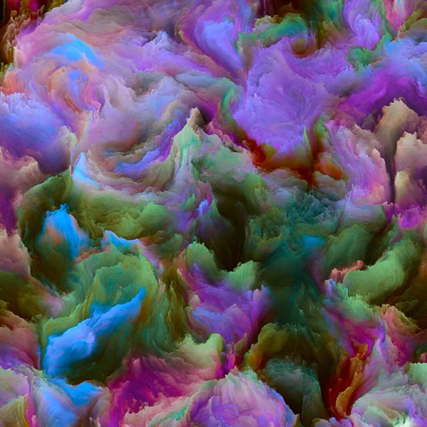 Organic Canvas Series Creative Arrangement Colorful Detailed Textures Subject Creativity — Stock Photo, Image