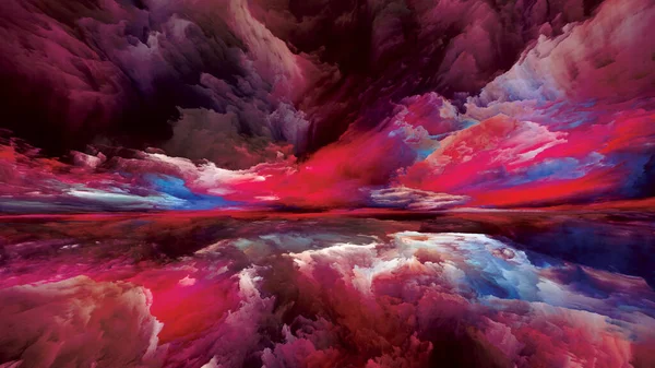 Tierra Espectral Serie Sueños Color Diseño Fondo Pintura Texturas Nubes —  Fotos de Stock