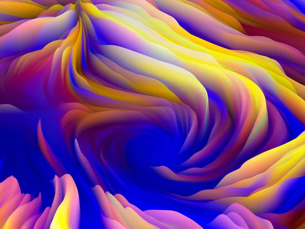 Geometría Del Caos Serie Dimensional Wave Composición Fondo Textura Color —  Fotos de Stock