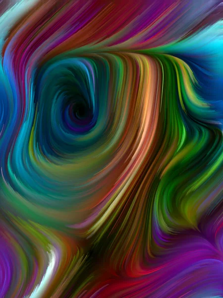 Color Swirl Serien Sammansättning Färgglada Rörelse Spektrala Fibrer Temat Liv — Stockfoto