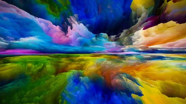 Nuvole Luce Fuga Alla Serie Reality Design Composto Surreali Colori — Foto Stock
