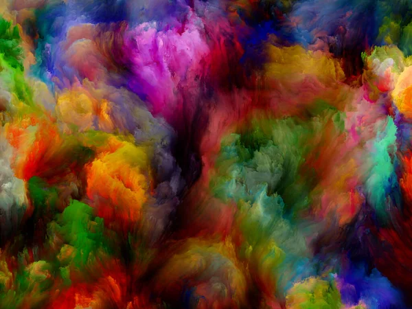 Paint Smoke Color Dream Series Arrangement Gradients Spectral Hues Subject — Stock Photo, Image