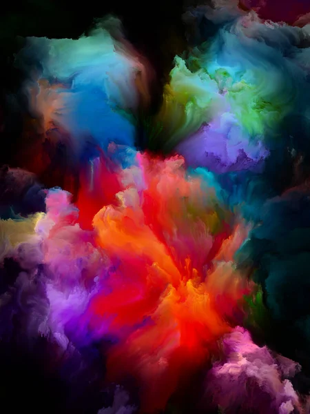 Verfbeweging Kleur Droom Serie Indeling Van Gradiënten Spectrale Tinten Thema — Stockfoto