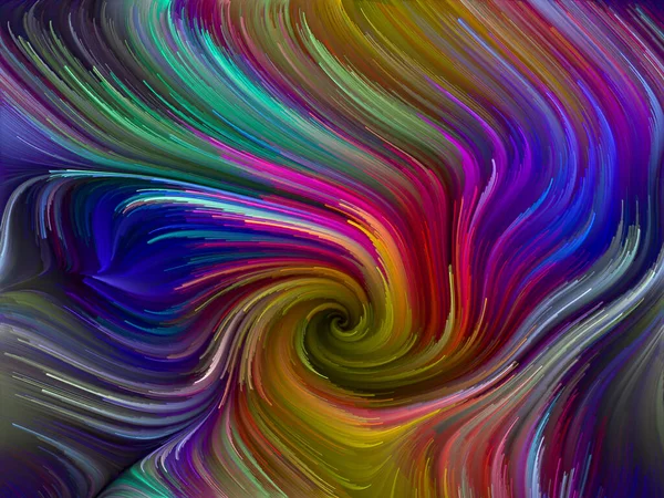 カラー ウォールシリーズ 創造性 芸術に関連する概念におけるスペクトル繊維のカラフルな動きのイメージ — ストック写真
