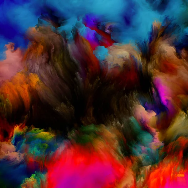 Nebulosa Pintura Série Sonho Cor Composição Gradientes Tons Espectrais Para — Fotografia de Stock