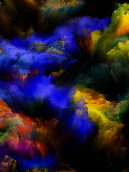 Paint Dynamic Color Dream Series Visually Pleasing Composition Gradients Spectral — Stock Photo, Image