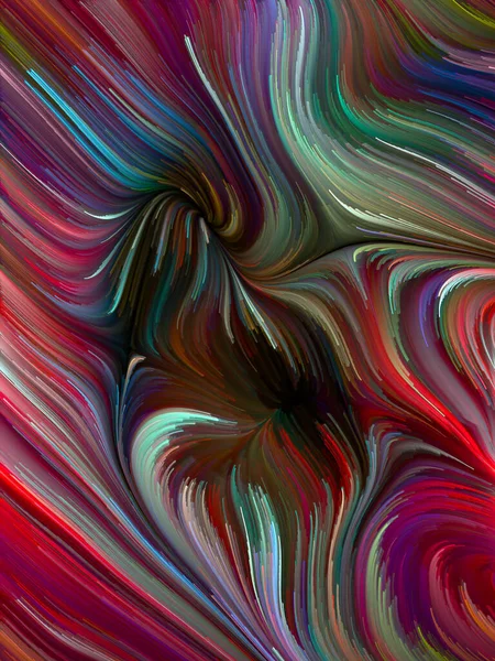 Kleur Swirl Serie Achtergrond Ontwerp Van Kleurrijke Beweging Van Spectrale — Stockfoto