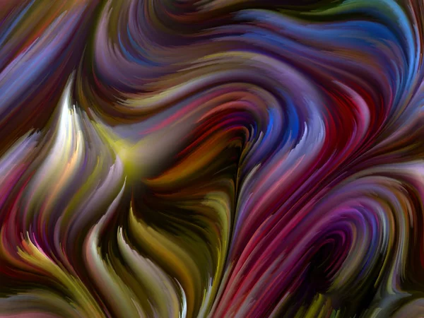 Kleur Swirl Serie Abstracte Achtergrond Gemaakt Van Kleurrijke Beweging Van — Stockfoto