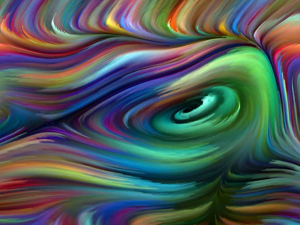 彩色漩涡系列 创意和艺术作品光谱纤维彩色运动的背向设计 — 图库照片