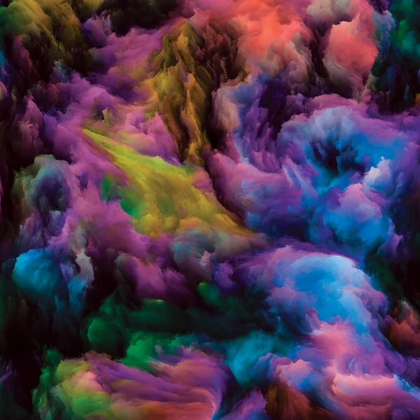 Colore Serie Turbinio Sfondo Composizione Movimento Colorato Vernice Liquida Tela — Foto Stock