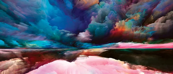 Спектральный Пейзаж Серия Игр Never World Художественный Фон Цветов Текстур — стоковое фото