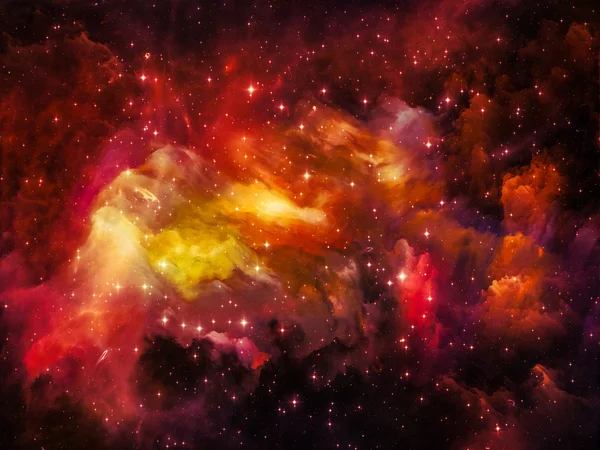 Visualization of Nebula — Stock Photo, Image