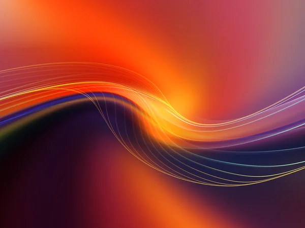 Akışı in fractal dalgalar — Stok fotoğraf