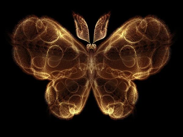 Illusion vom Schmetterling — Stockfoto