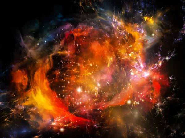 Exploding Nebula — Stock Photo, Image