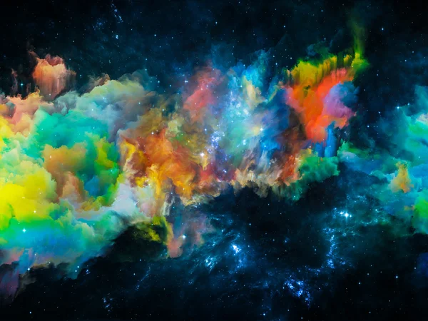 Composição da nebulosa — Fotografia de Stock