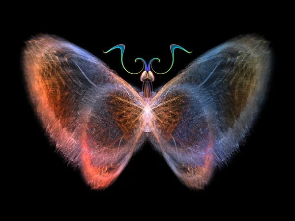 Richting van digitale vlinder — Stockfoto