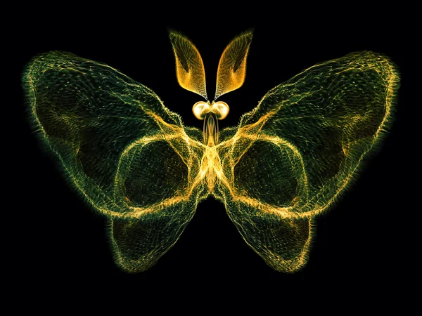 Doğru dijital kelebek — Stok fotoğraf
