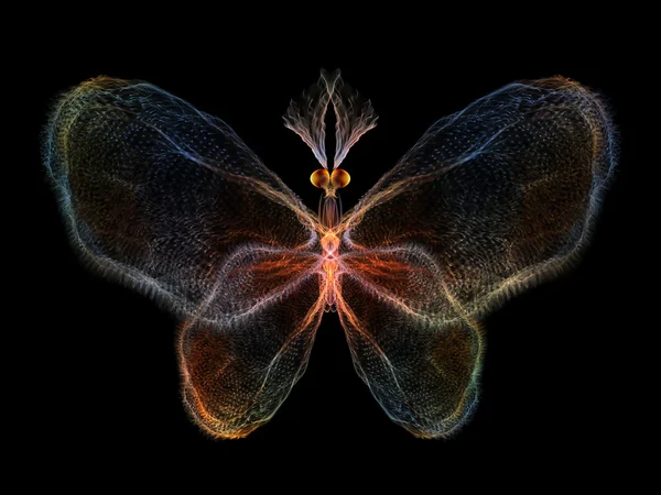 Virtual Butterfly — Stock Photo, Image